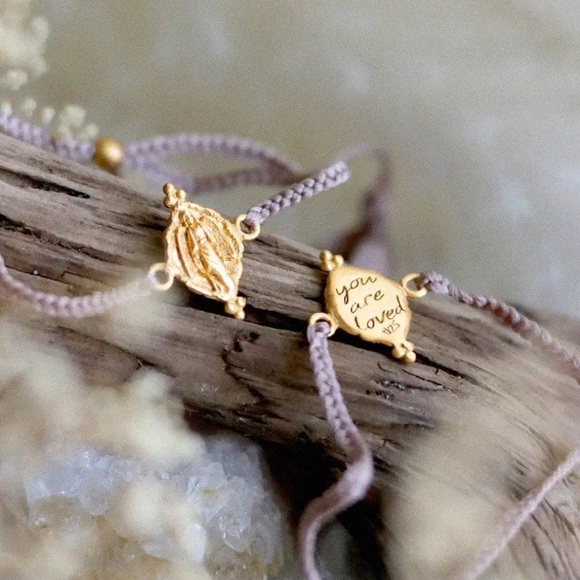 Ananda Soul Bracelet - You Are Loved - Brand New 22k Gold Plated - Picture 2 of 9